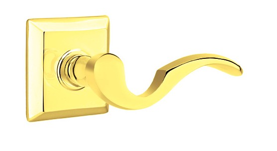 No. 5000 Door Lever (SQR) Polished Brass