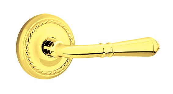 No. 5002 Door Lever (RPD) Polished Brass