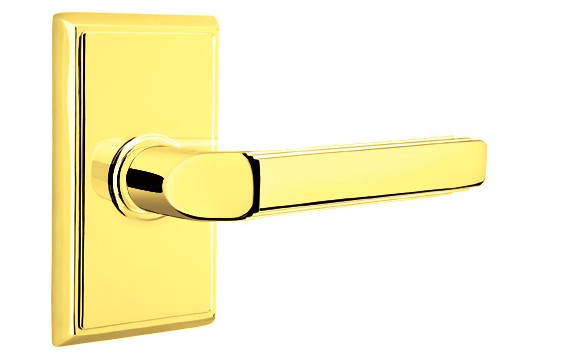 No. 5003 Door Lever (RCT) Polished Brass