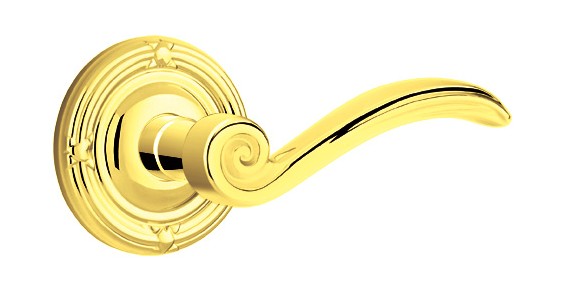 No. 5006 Door Lever (RBR) Polished Brass
