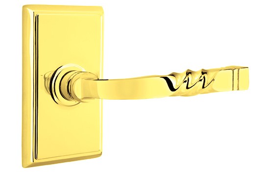 No. 5010 Door Lever (RCT) Polished Brass