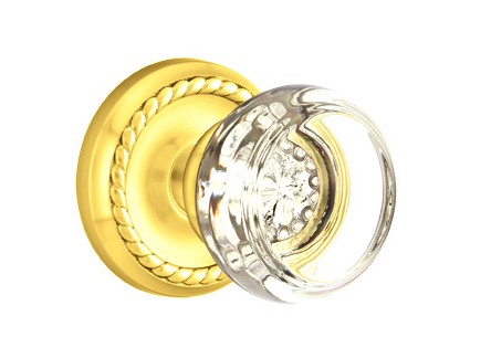 No. 1026 Door Knob (RPD) Polished Brass