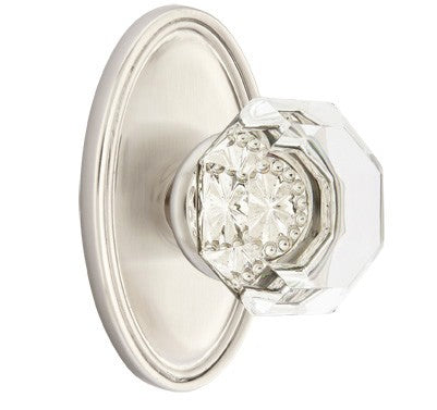 No. 1028 Door Knob (OVL) Satin Nickel