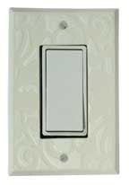 White Design Single Decora Switch Plate
