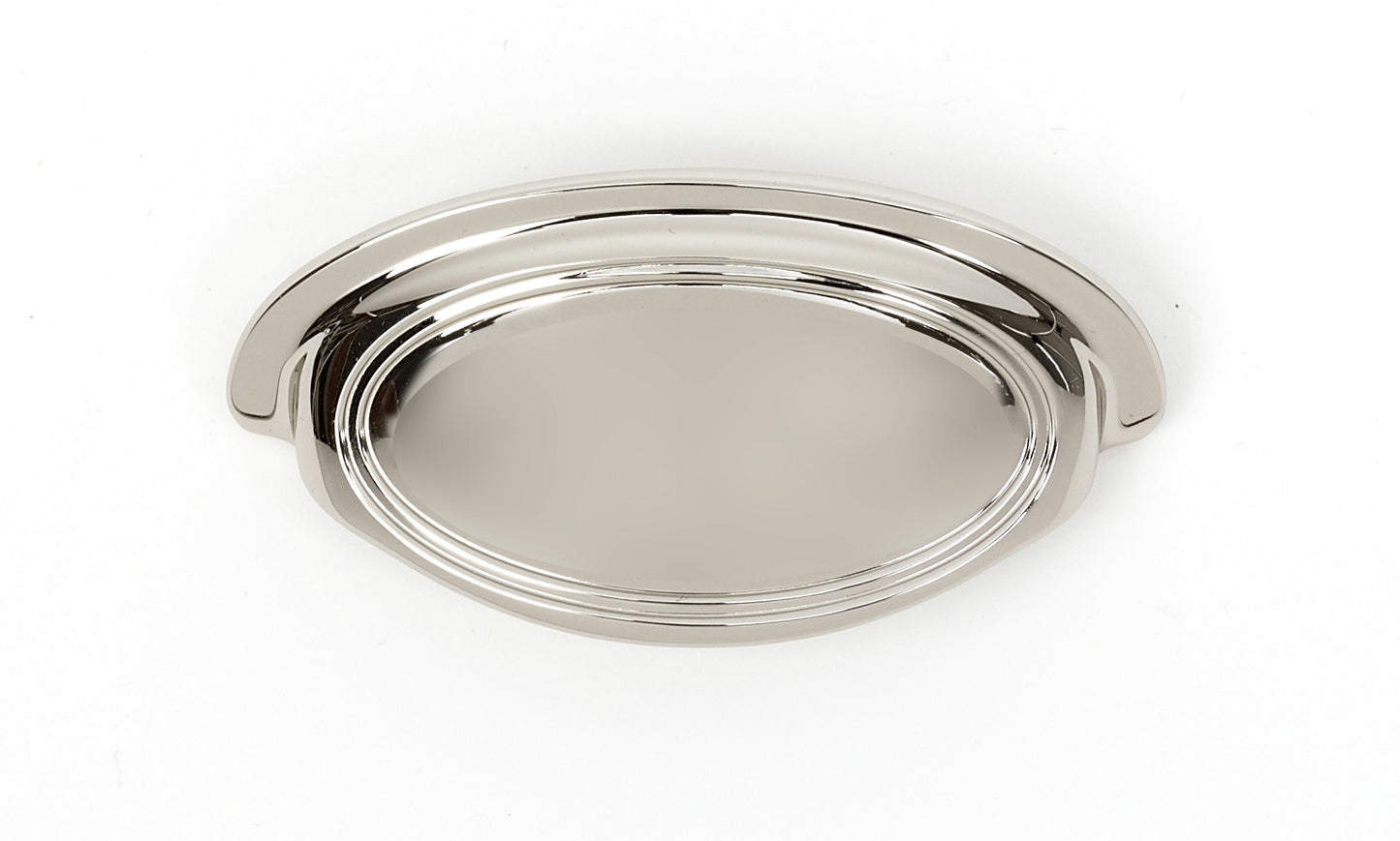 Polished Nickel Cup Pull 3"