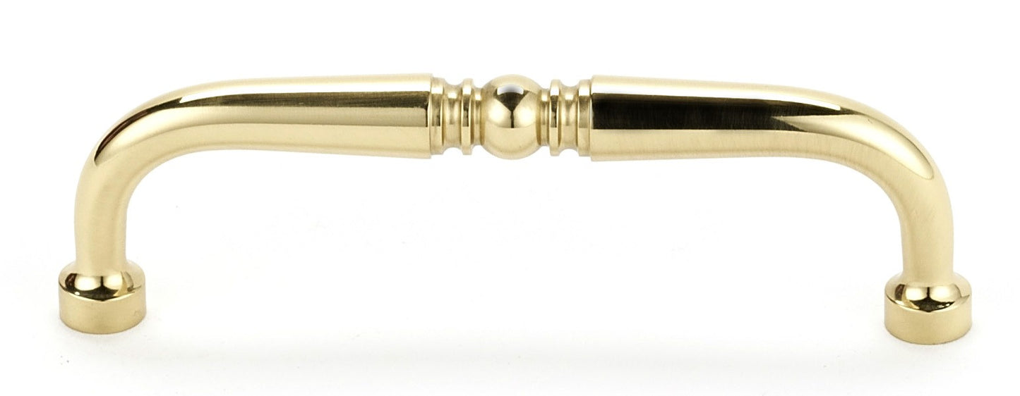 Polished Brass Traditional Pull 6"